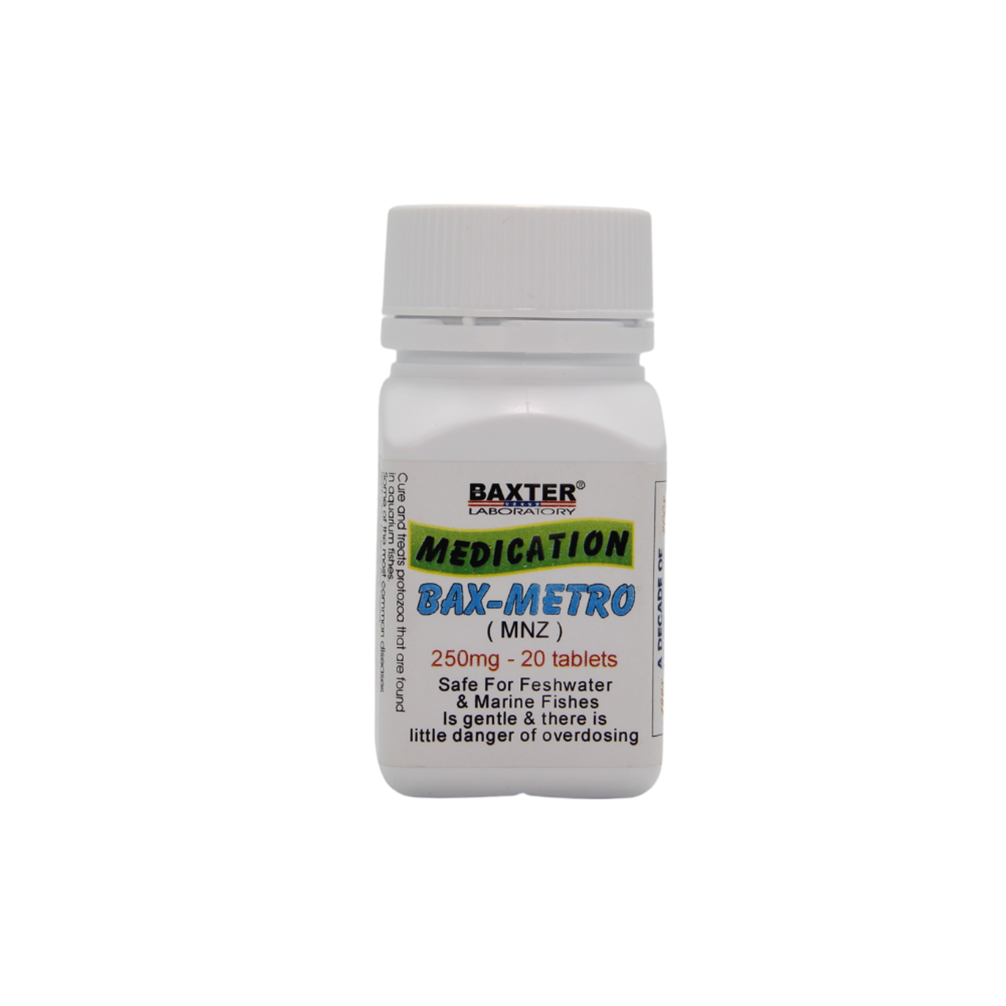 Baxter Bax-Metro 250mg-20tabs