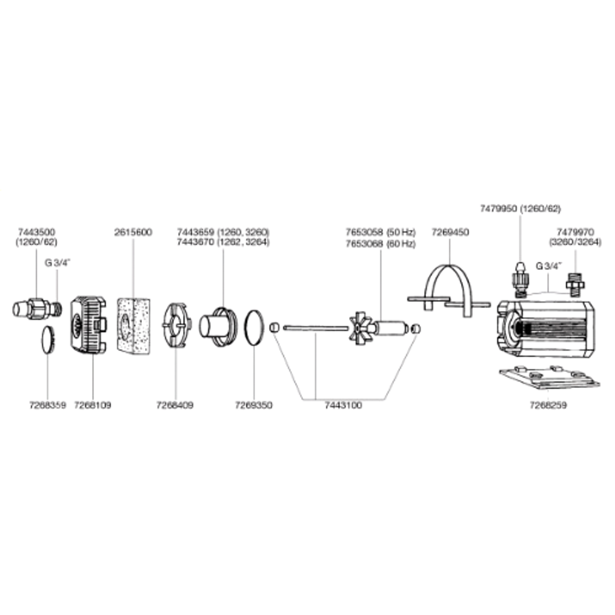 Eheim Universal Pump 3400 1.7m 3400L/H