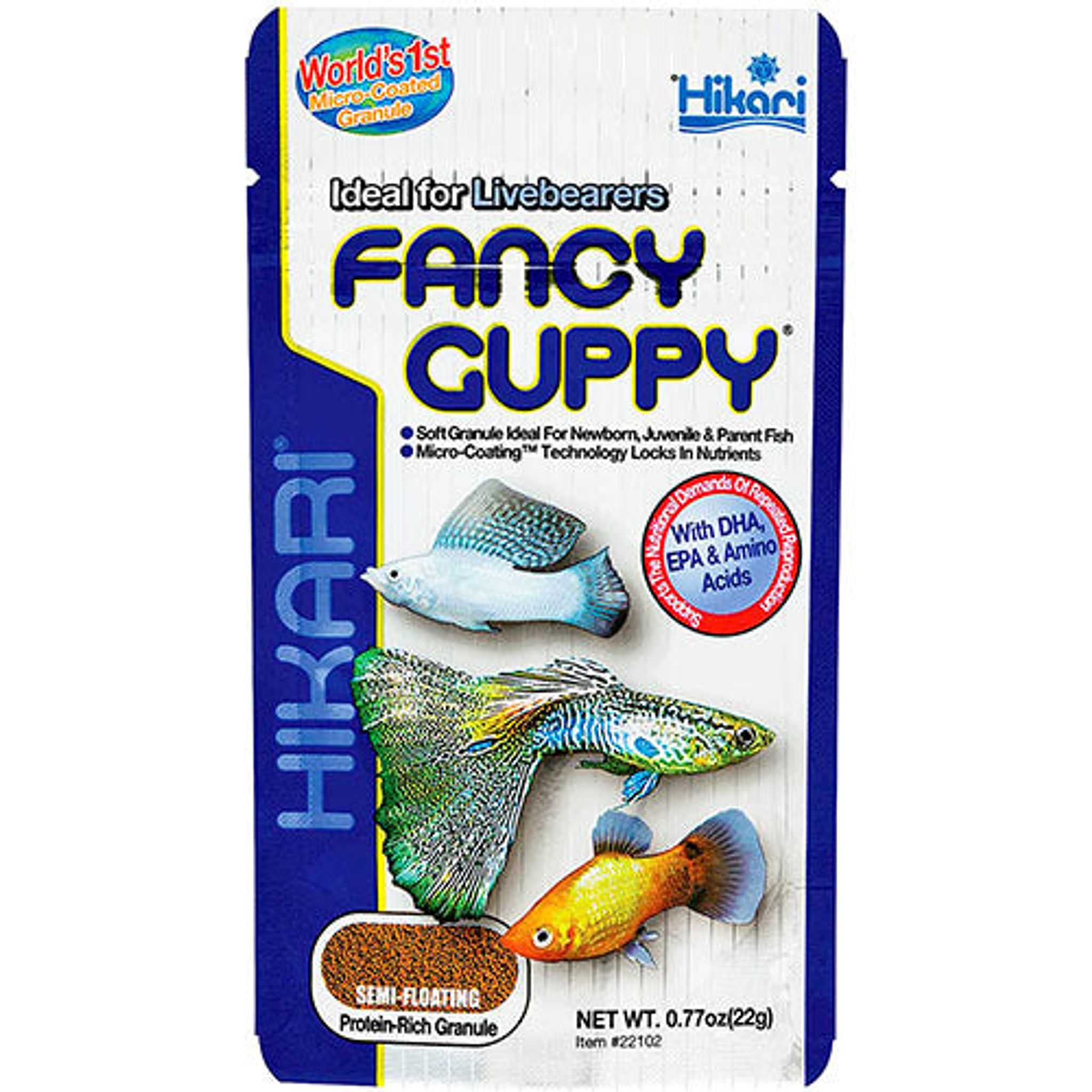 Hikari Fancy Guppy 22g