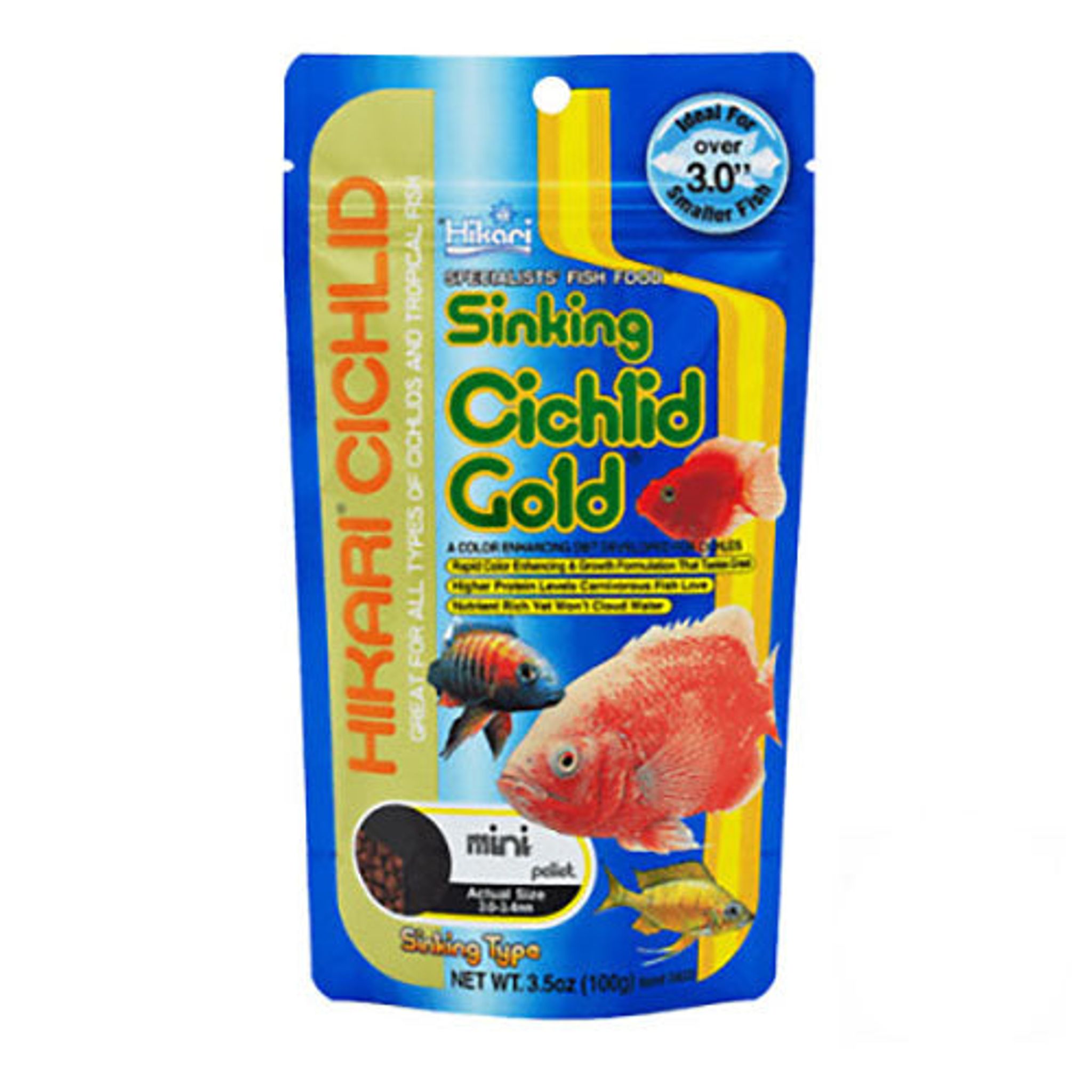 Hikari Sinking Cichlid Gold Mini Pellet (Options Available)