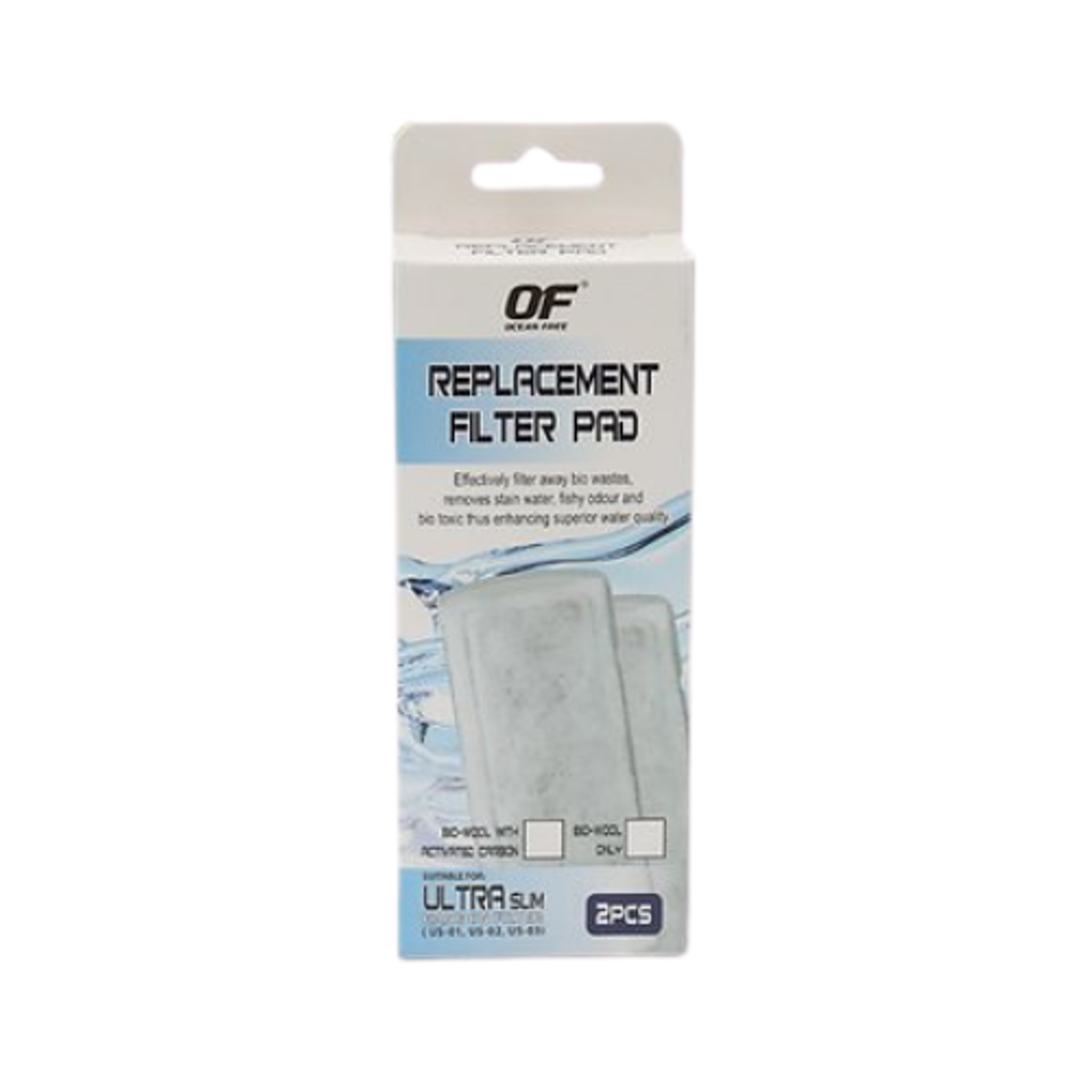 Ocean Free Replacement Filter Pad Biowool with Activated Carbon