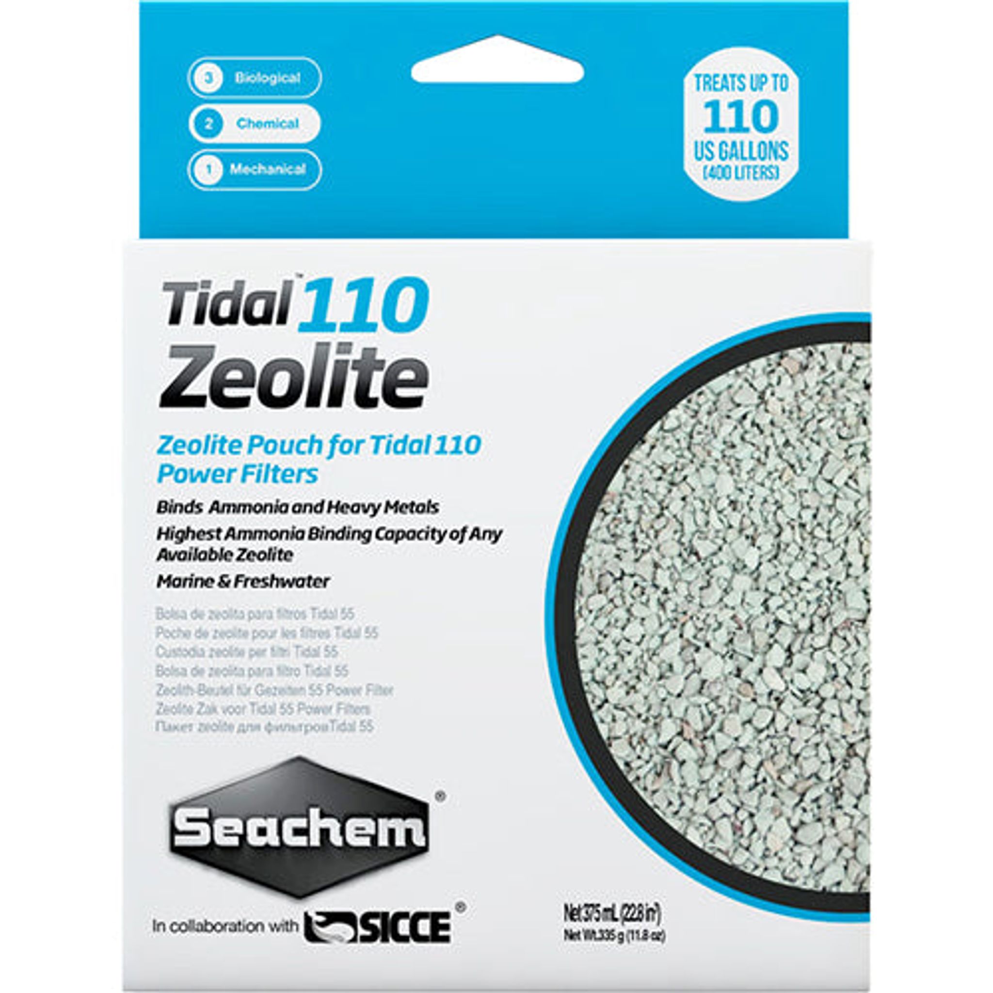 Seachem Tidal 110 Zeolite 280g