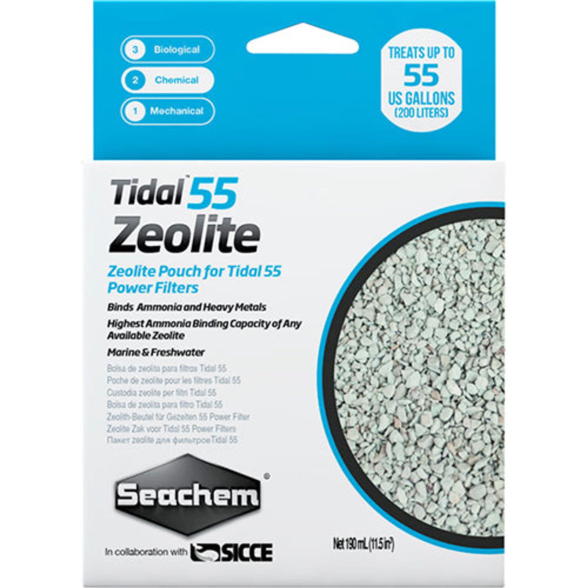 Seachem Tidal 55 Zeolite 145g
