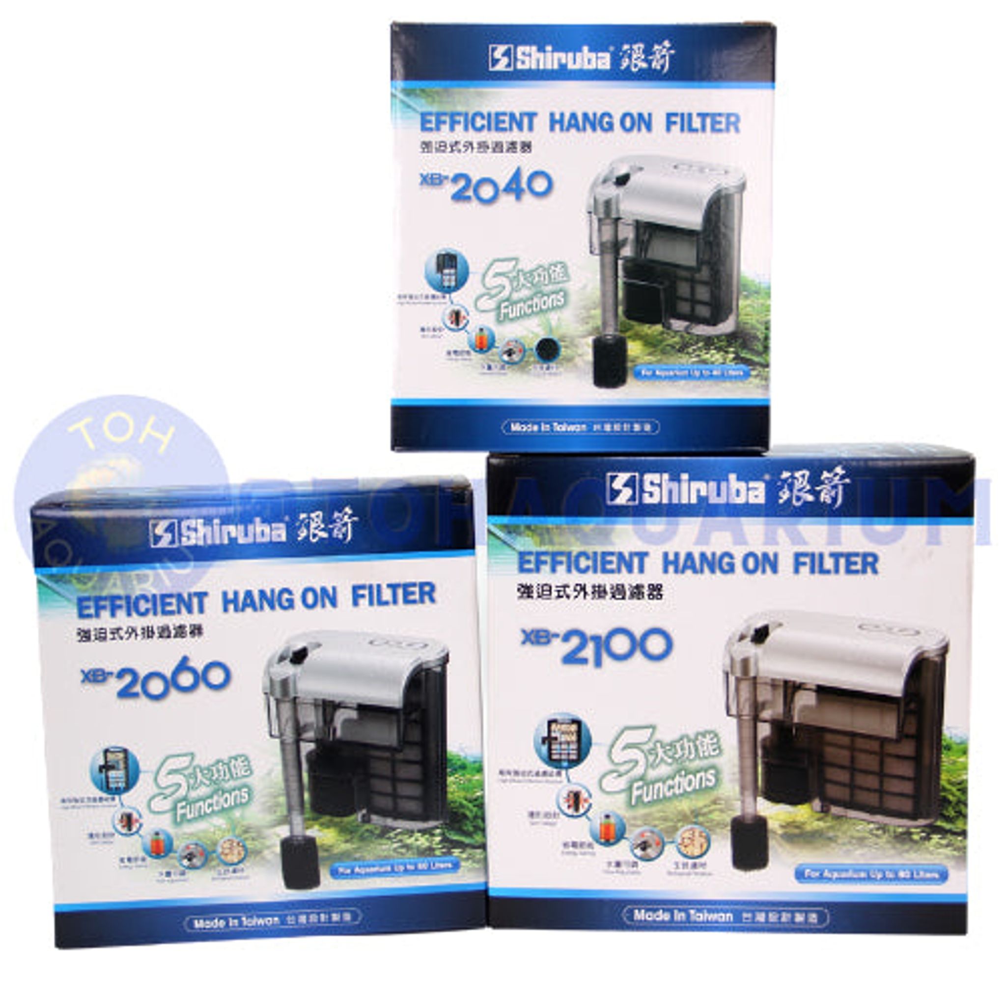 Shiruba Hang On Filter Series (Options Available)