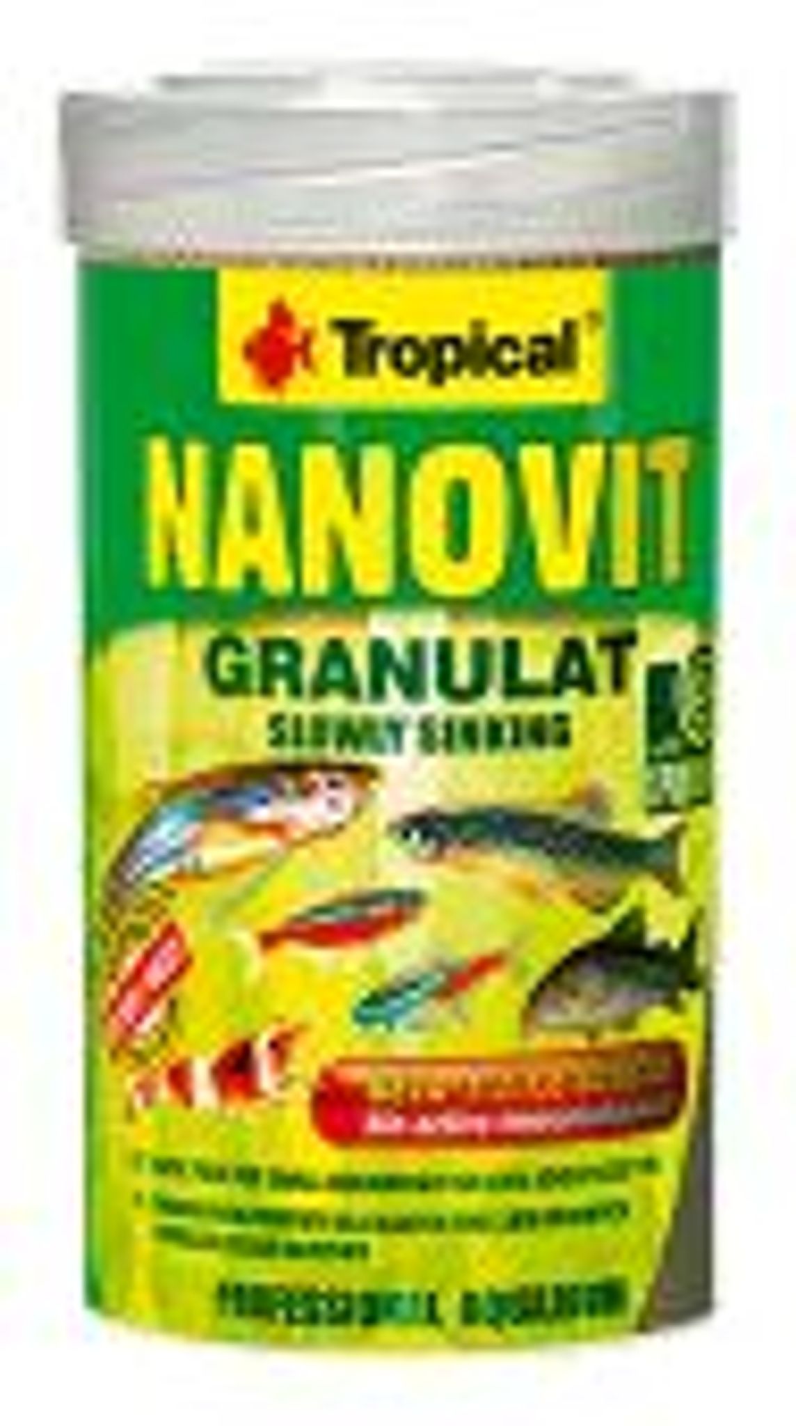 Tropical NANOVIT Granulat Slow Sinking Mini Pellet 70g/100ml