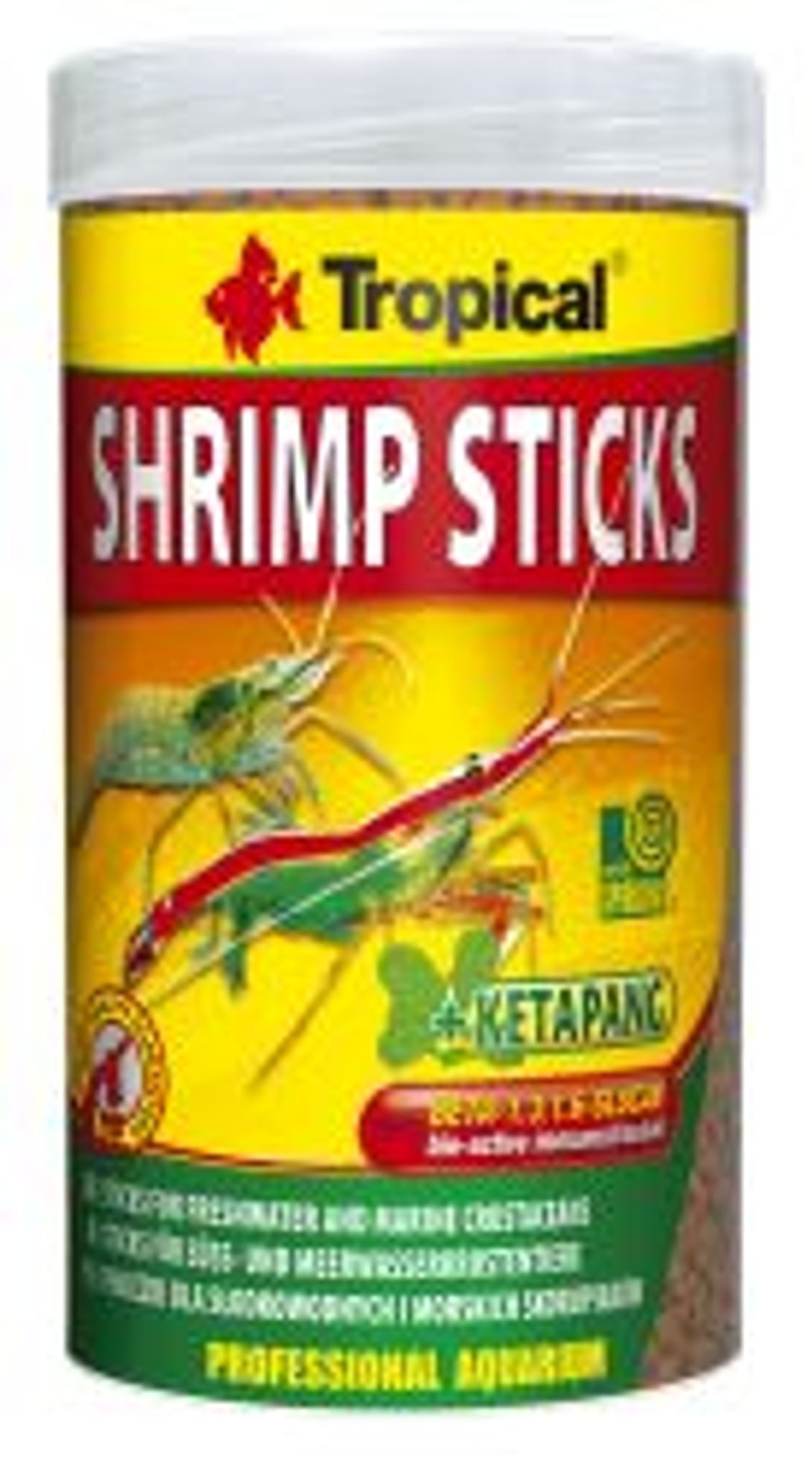 Tropical Shrimp Sticks Sinking Small Sticks 55g