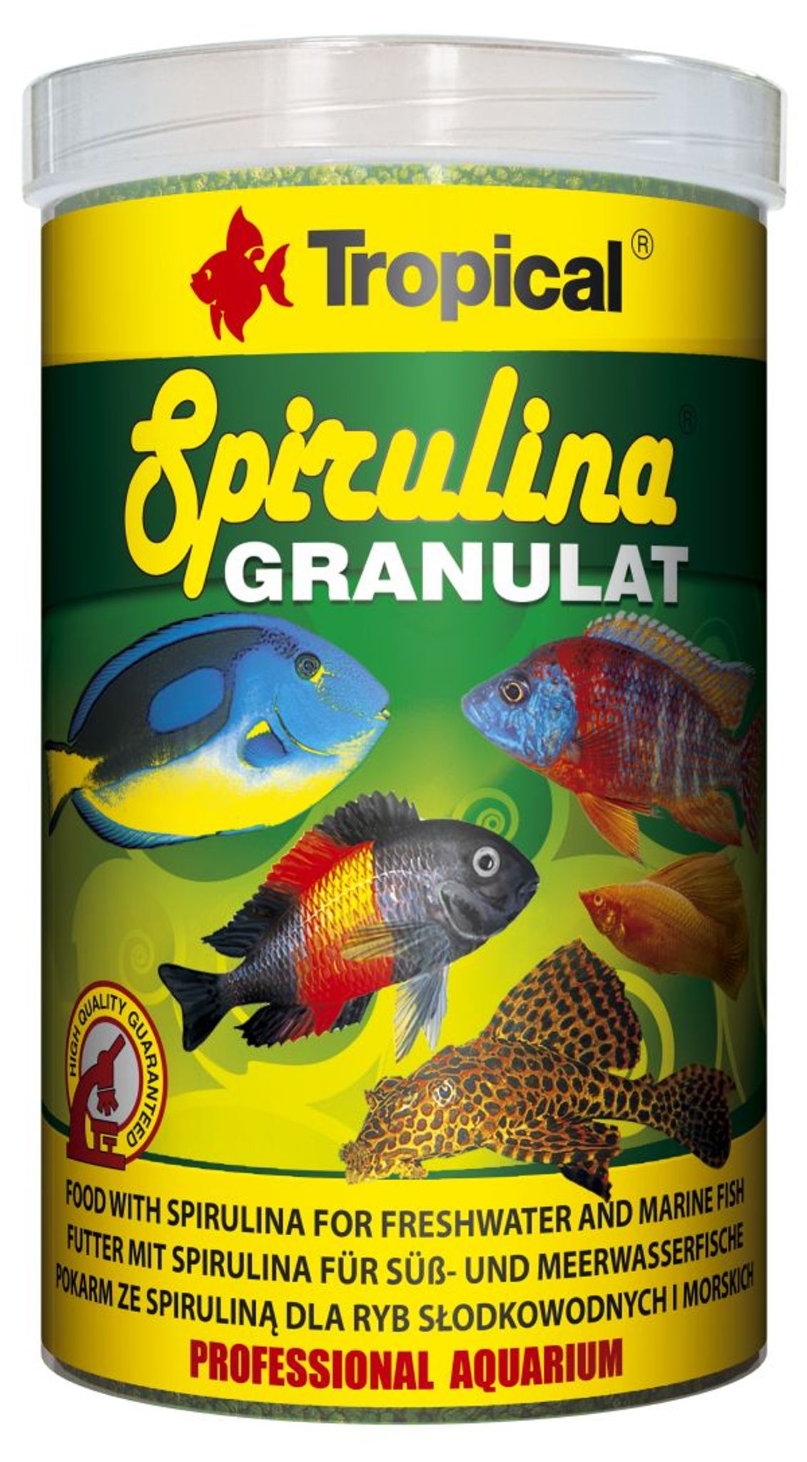 Tropical Spirulina Granulat Slow Sinking Mini Pellet 110g/250ml