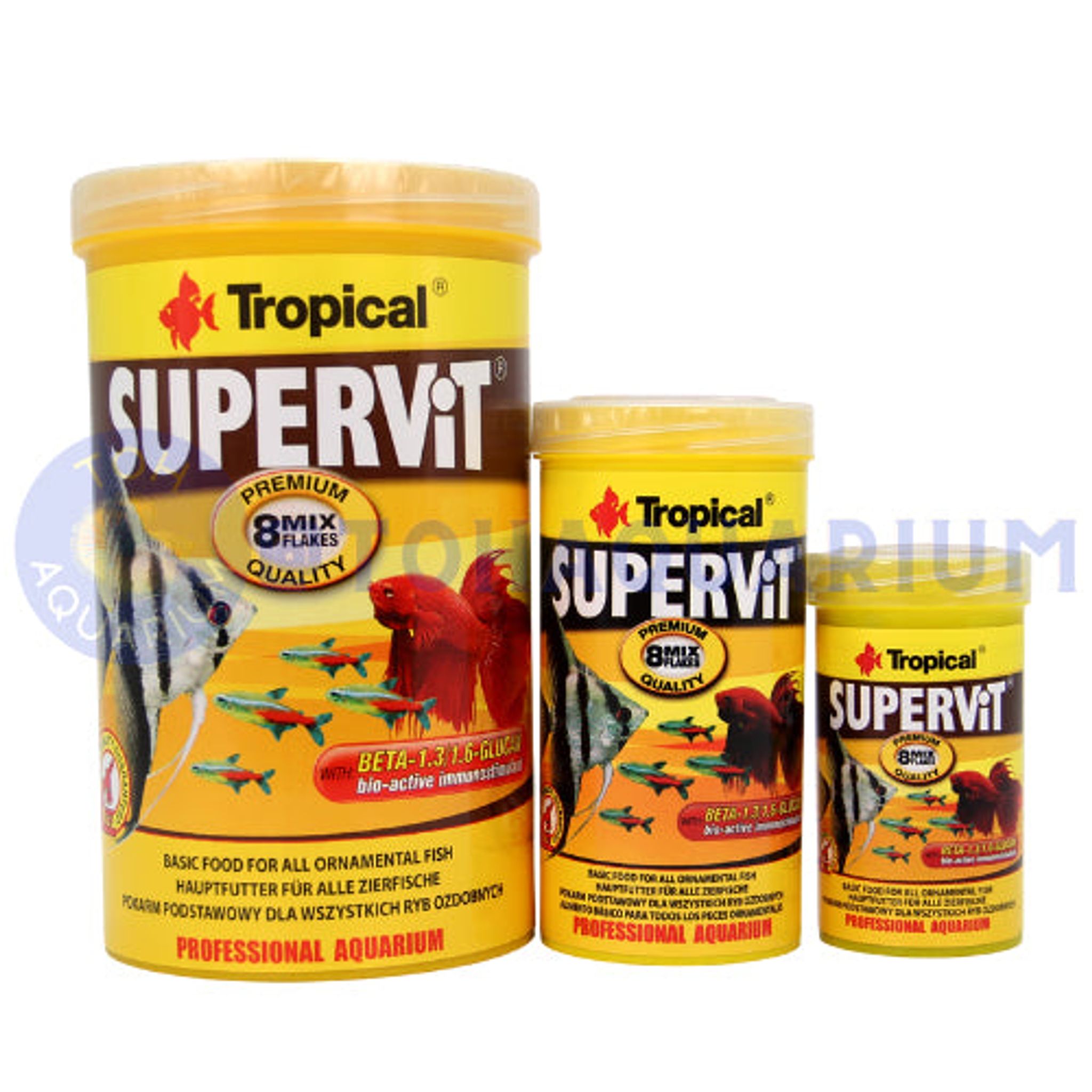 Tropical SuperVit Premium 8 Mix Flakes (Options Available)