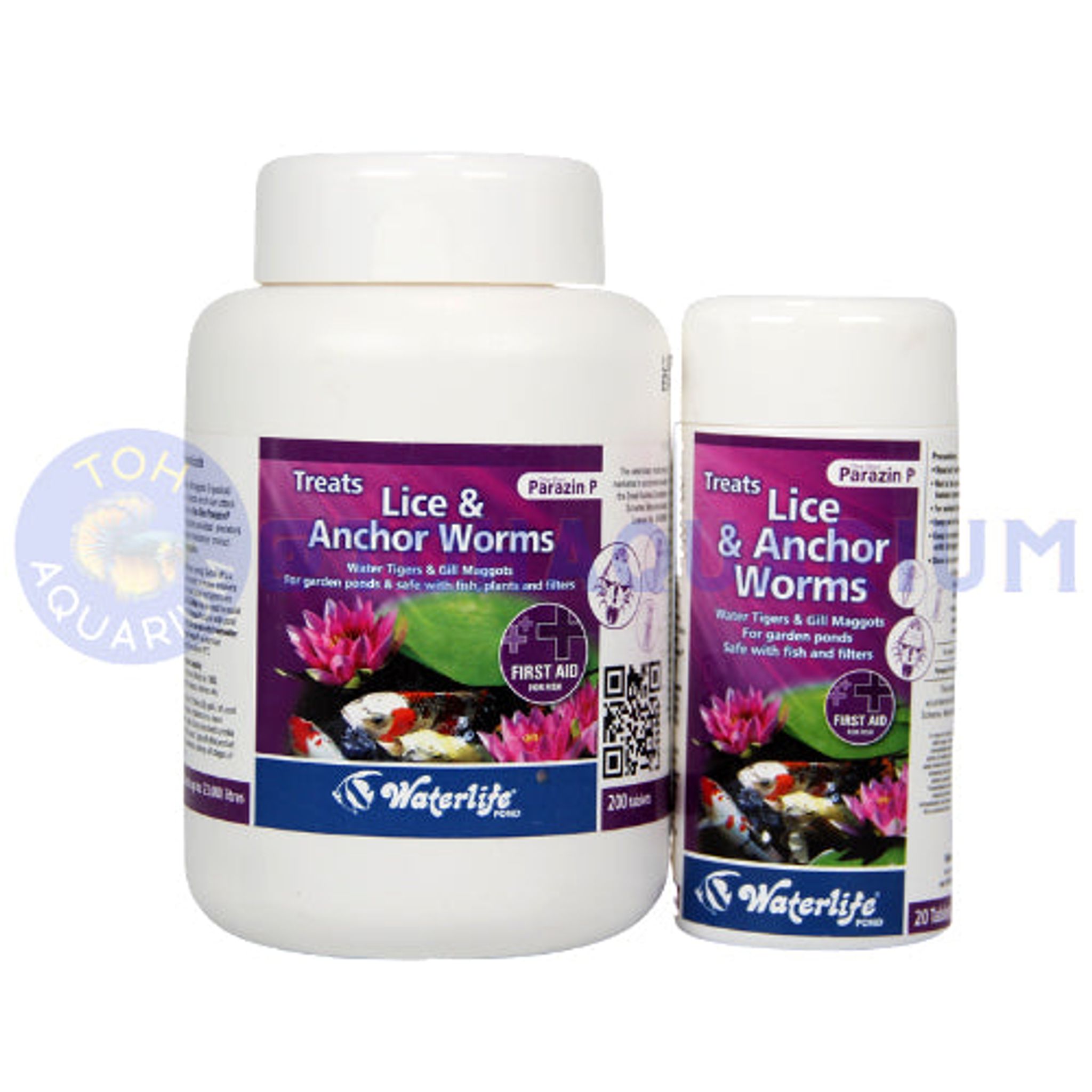 Waterlife Parazin P (Options Available)